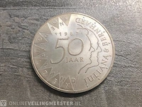 Zilver - zilveren juliana-bernhard fdc 1987 - afbeelding 1 van  2