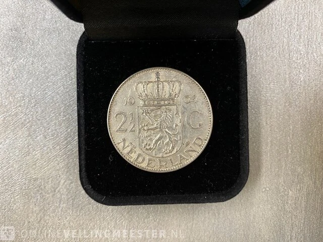 Zilver - zilveren rijksdaalder 1964 - afbeelding 1 van  3