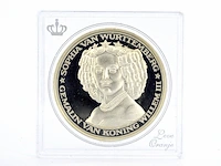 Zilver - zilveren sophia van württemberg munt - afbeelding 1 van  6