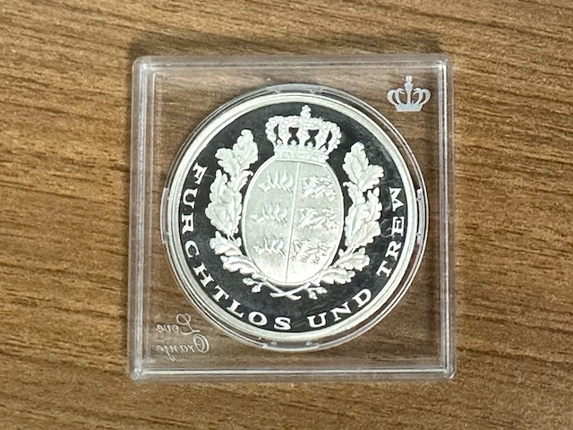 Zilver - zilveren sophia van württemberg munt - afbeelding 4 van  6