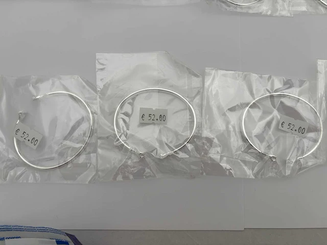 Zilveren armband (14x) - afbeelding 1 van  10
