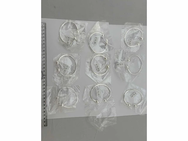 Zilveren armband (9x) - afbeelding 2 van  2
