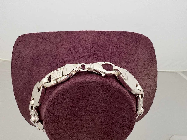 Zilveren collier - sieraad - afbeelding 2 van  2