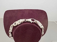 Zilveren collier - sieraad - afbeelding 2 van  2