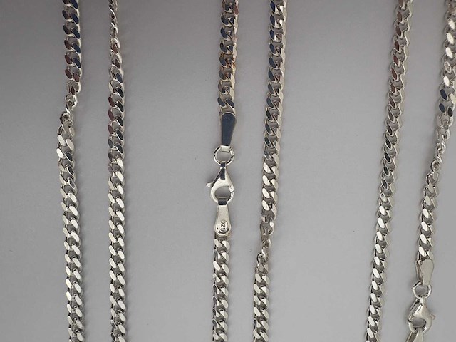 Zilveren collier (12x) - afbeelding 2 van  4