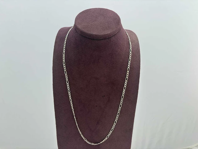 Zilveren collier (14x) - afbeelding 1 van  6