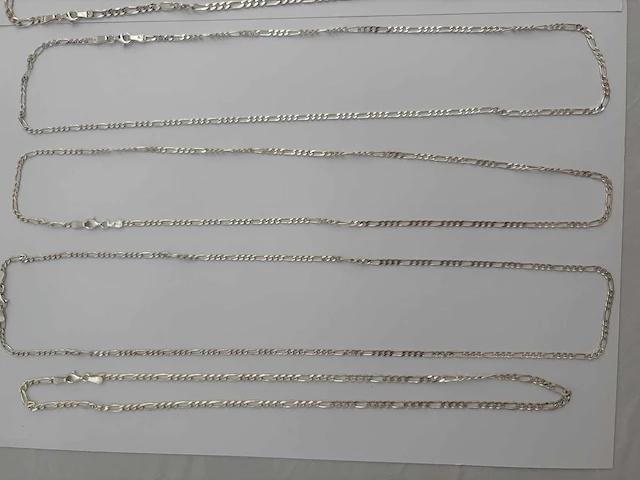 Zilveren collier (14x) - afbeelding 3 van  6