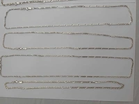 Zilveren collier (14x) - afbeelding 3 van  6
