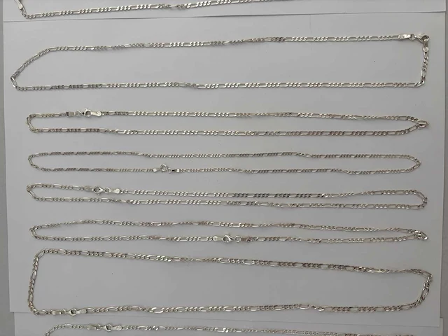 Zilveren collier (14x) - afbeelding 4 van  6