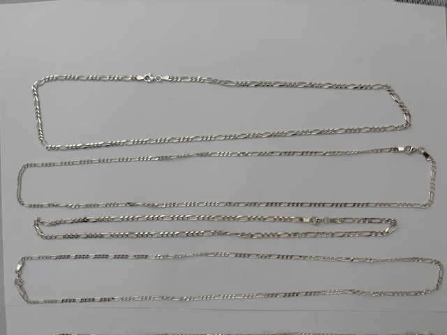 Zilveren collier (14x) - afbeelding 5 van  6