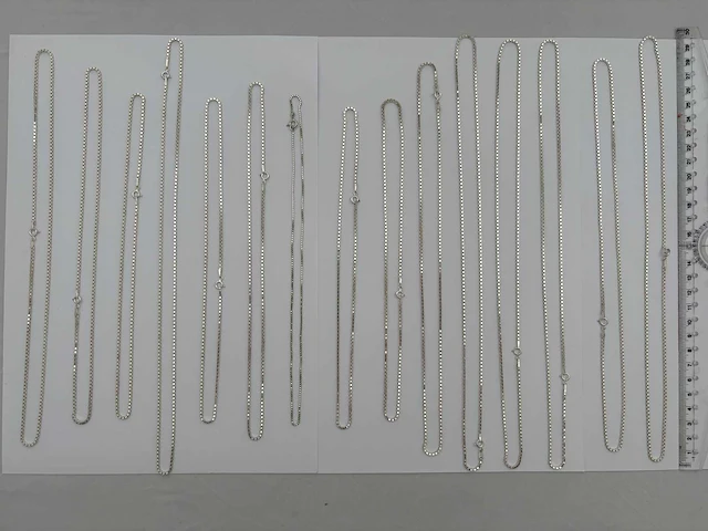 Zilveren collier (15x) - afbeelding 2 van  3