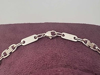 Zilveren collier (2x) - afbeelding 3 van  3