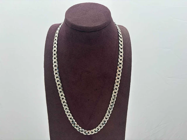 Zilveren collier (2x) - afbeelding 1 van  3
