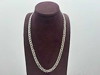 Zilveren collier (2x) - afbeelding 1 van  3