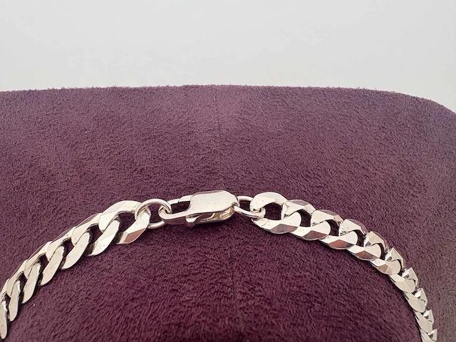 Zilveren collier (2x) - afbeelding 3 van  3