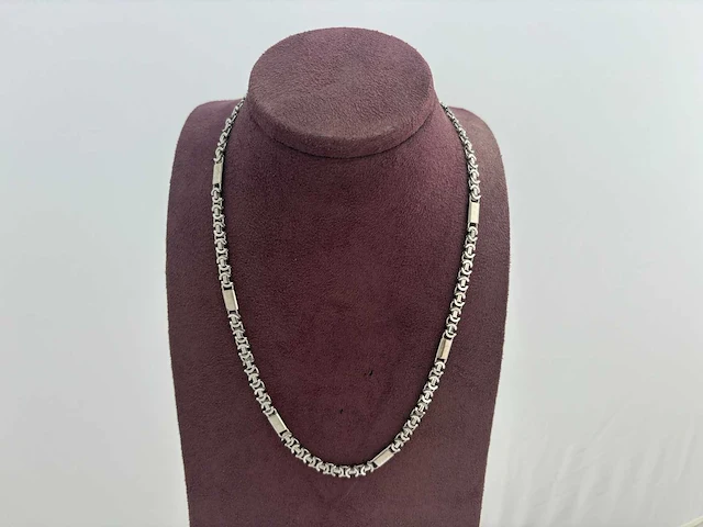 Zilveren collier (2x) - afbeelding 1 van  4