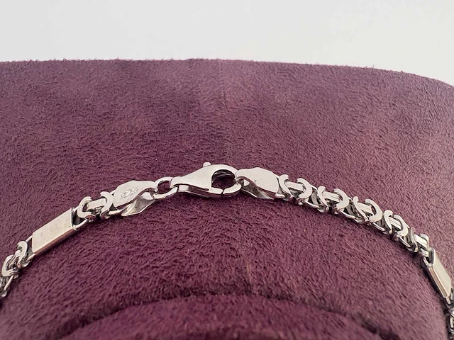 Zilveren collier (2x) - afbeelding 4 van  4