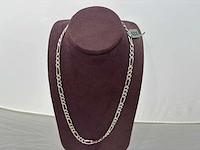 Zilveren collier (2x) - afbeelding 2 van  5