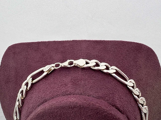 Zilveren collier (2x) - afbeelding 4 van  5