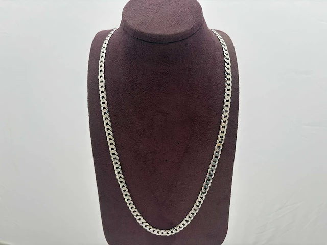 Zilveren collier (4x) - afbeelding 1 van  3
