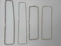 Zilveren collier (4x) - afbeelding 2 van  9
