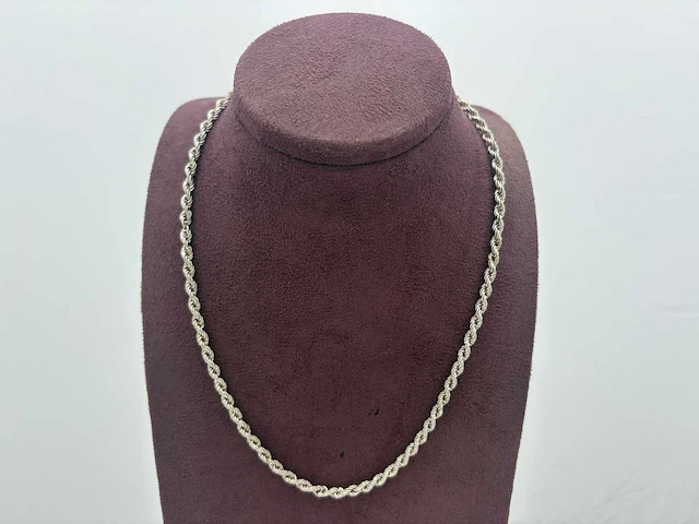 Zilveren collier (4x) - afbeelding 4 van  9