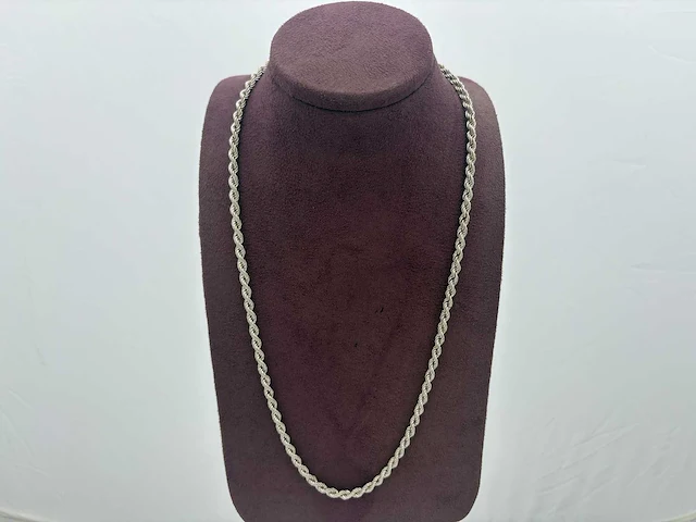 Zilveren collier (4x) - afbeelding 8 van  9