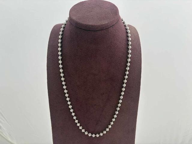 Zilveren collier (4x) - afbeelding 1 van  4