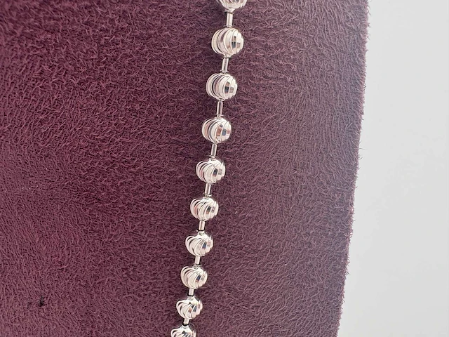 Zilveren collier (4x) - afbeelding 3 van  4