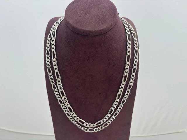 Zilveren collier (4x) - afbeelding 1 van  7