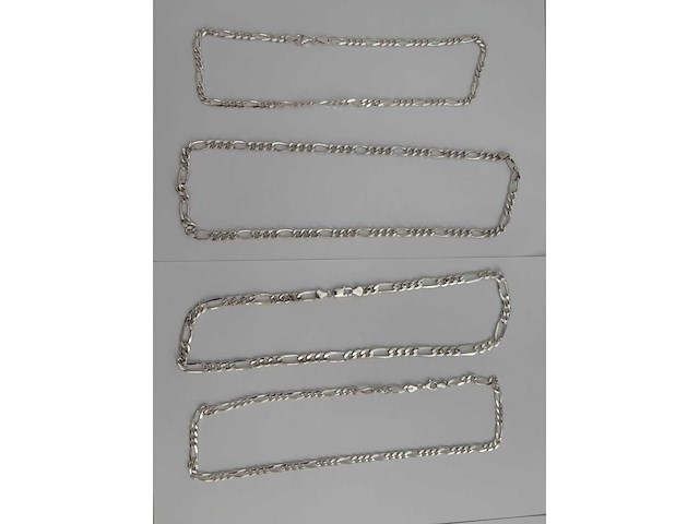 Zilveren collier (4x) - afbeelding 2 van  7