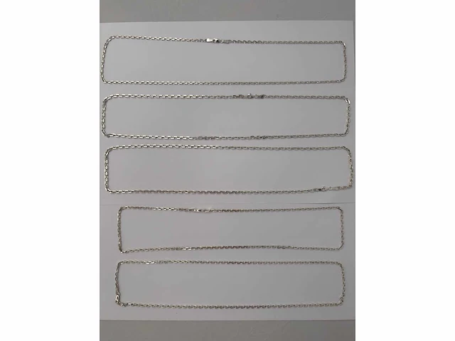 Zilveren collier (5x) - afbeelding 2 van  3