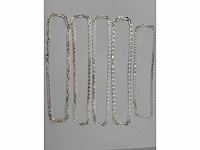 Zilveren collier (5x) - afbeelding 2 van  5