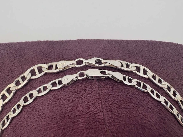 Zilveren collier (5x) - afbeelding 5 van  5