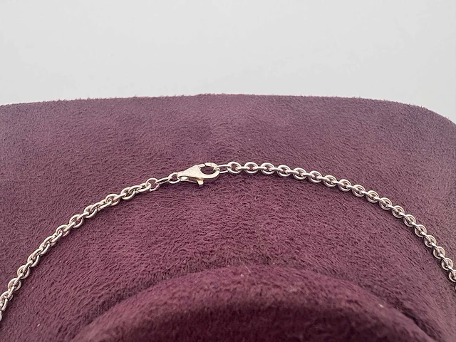 Zilveren collier (8x) - afbeelding 3 van  3
