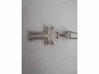 Zilveren collier met hanger - afbeelding 4 van  4