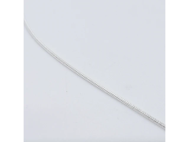 Zilveren collier met japanse akoya parel - afbeelding 5 van  6