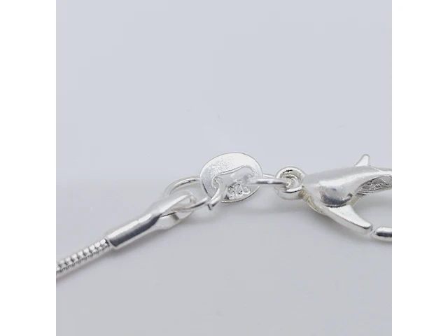 Zilveren collier met japanse akoya parel - afbeelding 6 van  6