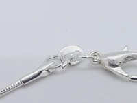 Zilveren collier met japanse akoya parel - afbeelding 6 van  6