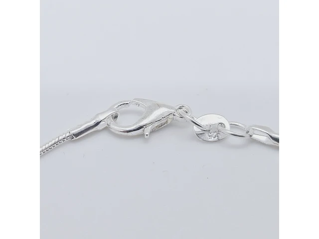 Zilveren collier met zoetwaterparel - afbeelding 5 van  7