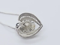 Zilveren collier met zoetwaterparel - afbeelding 6 van  7