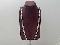 Zilveren collier - afbeelding 1 van  2