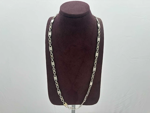 Zilveren collier - afbeelding 1 van  2
