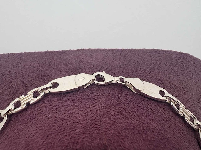Zilveren collier - afbeelding 2 van  2