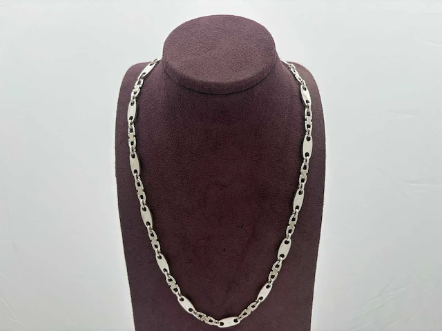Zilveren collier - afbeelding 1 van  2