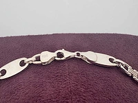 Zilveren collier - afbeelding 2 van  2