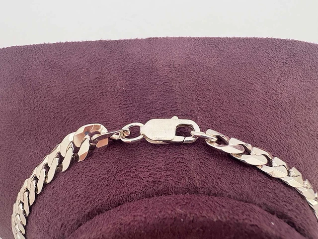 Zilveren collier - afbeelding 2 van  2