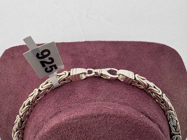 Zilveren collier - afbeelding 2 van  2