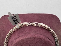 Zilveren collier - afbeelding 2 van  2