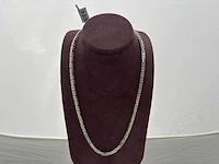 Zilveren collier - afbeelding 1 van  2